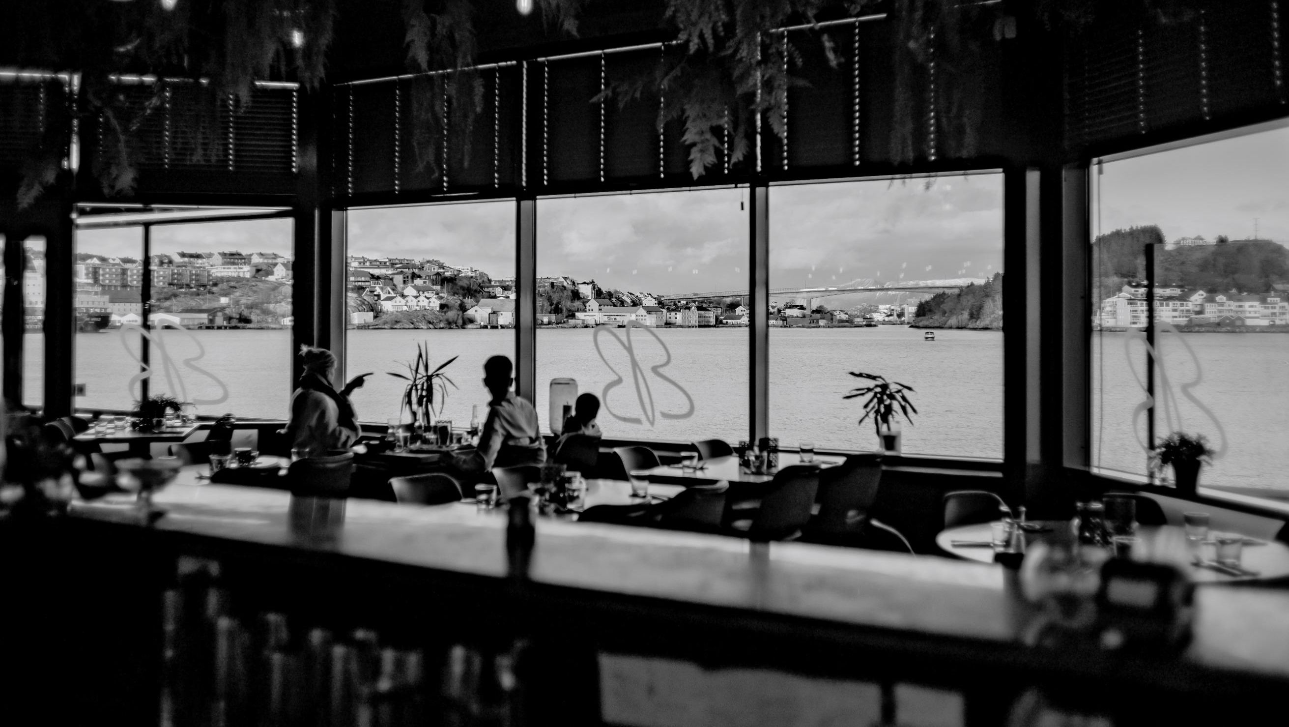 Utsikt mot sundet i Kristiansund